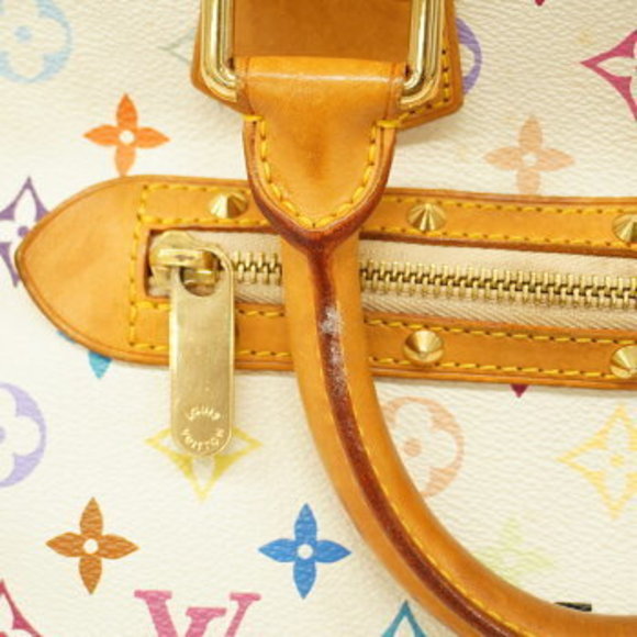 Louis Vuitton Monogram Alma Handbag Multicolor White - Picture 7 of 14